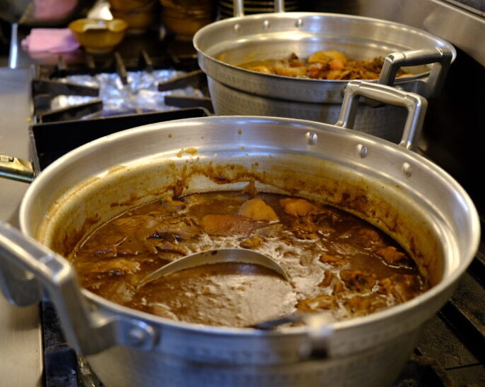 手造り　カレー　かつカレー 　